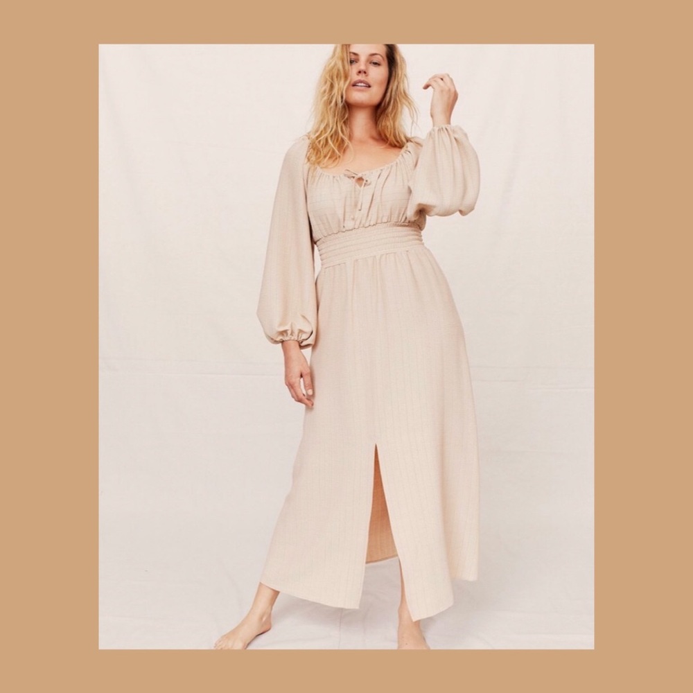 Christy Dawn Savannah Dress in Cream Size S